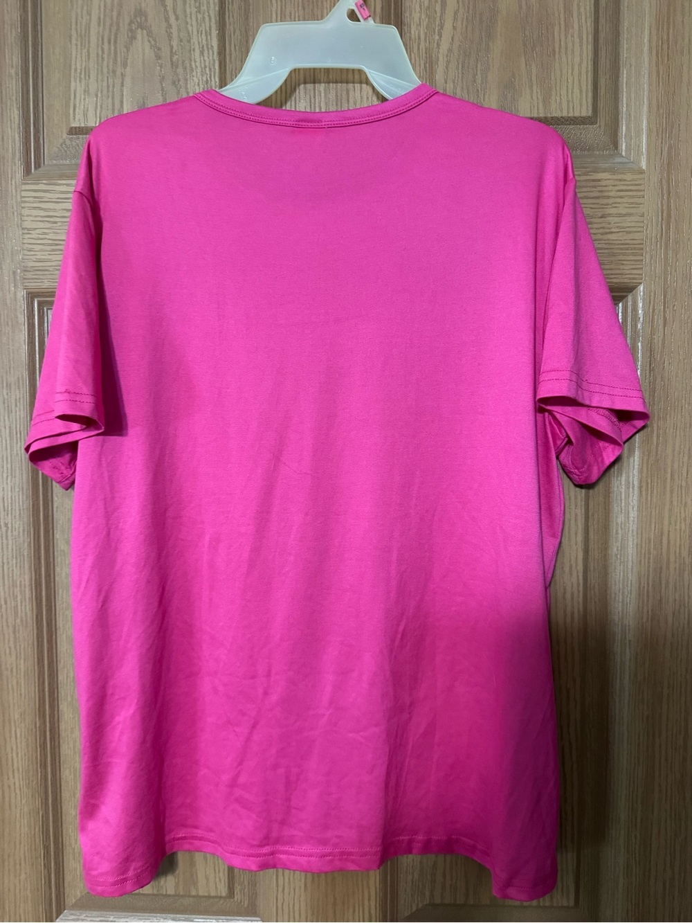 Bright Fuchsia 2 Piece Short Set Elastic Waistband Shorts/Oversized Tee 1XL EUC - Picture 5 of 7
